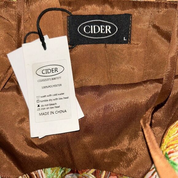 Cider NWT Wet & Wild Corset Top Zip Large - Picture 10 of 10